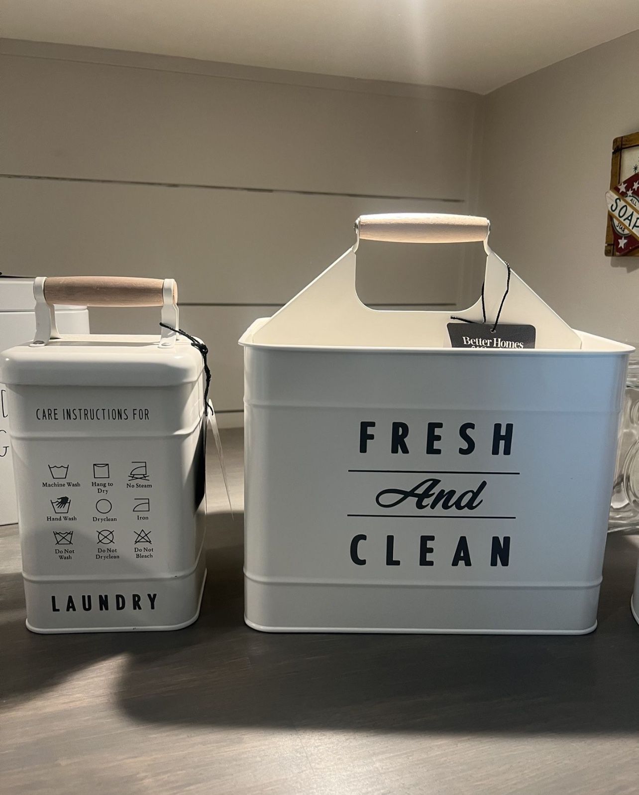 Laundry Holder/ Canisters  