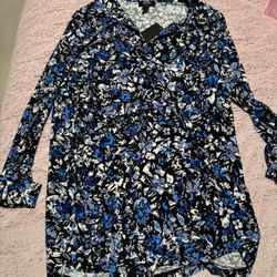 Nwt Womens Jones New York Small Dress Shirt