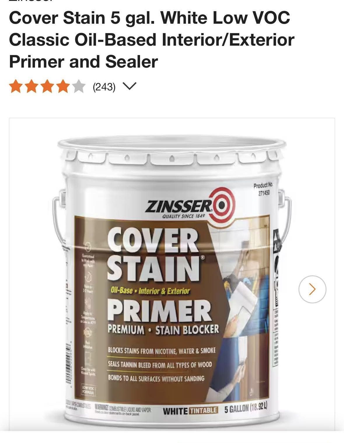 Cover Stain 5 Gallon