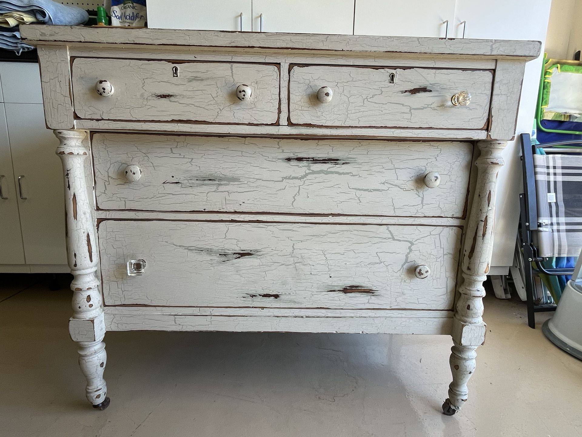 Solid Wood, Vintage Dresser