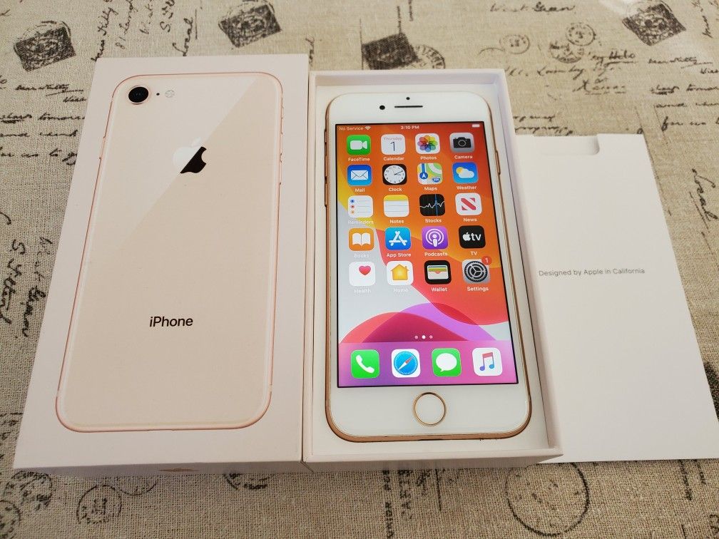 Mint Condition Apple iPhone 8 64GB Unlocked ATT Tmobile Metro Cricket H2O StraightTalk Family Go Phone AT&T