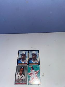 Fred McGriff Baseball Card Lot – 4 Cards – Blue Jays & Braves