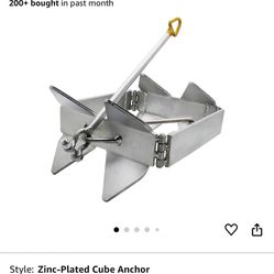 Extreme Max 3006.6652 BoatTector Zinc-Plated Cube Anchor (Box Style) - 19 lbs.