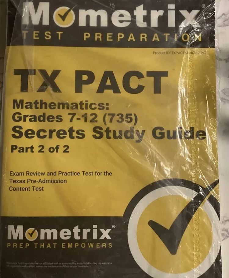 TX PACT Mathematics: Grades 7-12 (735) Secrets Study Guide