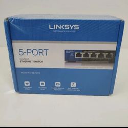 Linksys 5 Port Gigabit Ethernet Switch (SE3005)