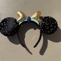 Disney Jasmine Ear Headband for Adults BaubleBar Aladdin Black Gold NEW NWT