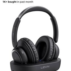 Bluetooth Headphones With Transmitter Charging Dock