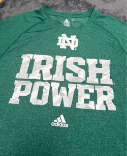 Adidas Notre Dame Fighting Irish Power Dri Fit T-Shirt Size Men’s Large