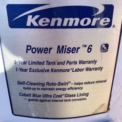Kenmore 49 Gallon Water Heater