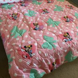 Vintage 1990s Minnie Mouse Twin Comforter