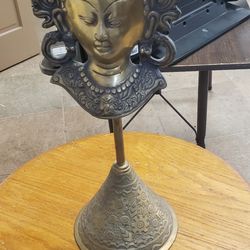 Asian Theme Brass Statue