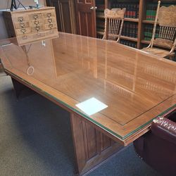 Solid 8 ft. Wood Conference Table