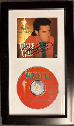 Vince Gill Autographed CD Framed