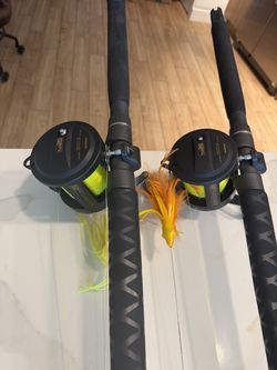 PAIR OF SHIMANO TLD 25 OCEAN MASTER OFFSHORE COMBOS