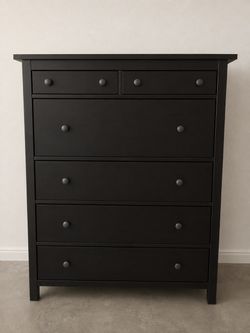 IKEA Hemnes 6-Drawer Dresser Black-Brown