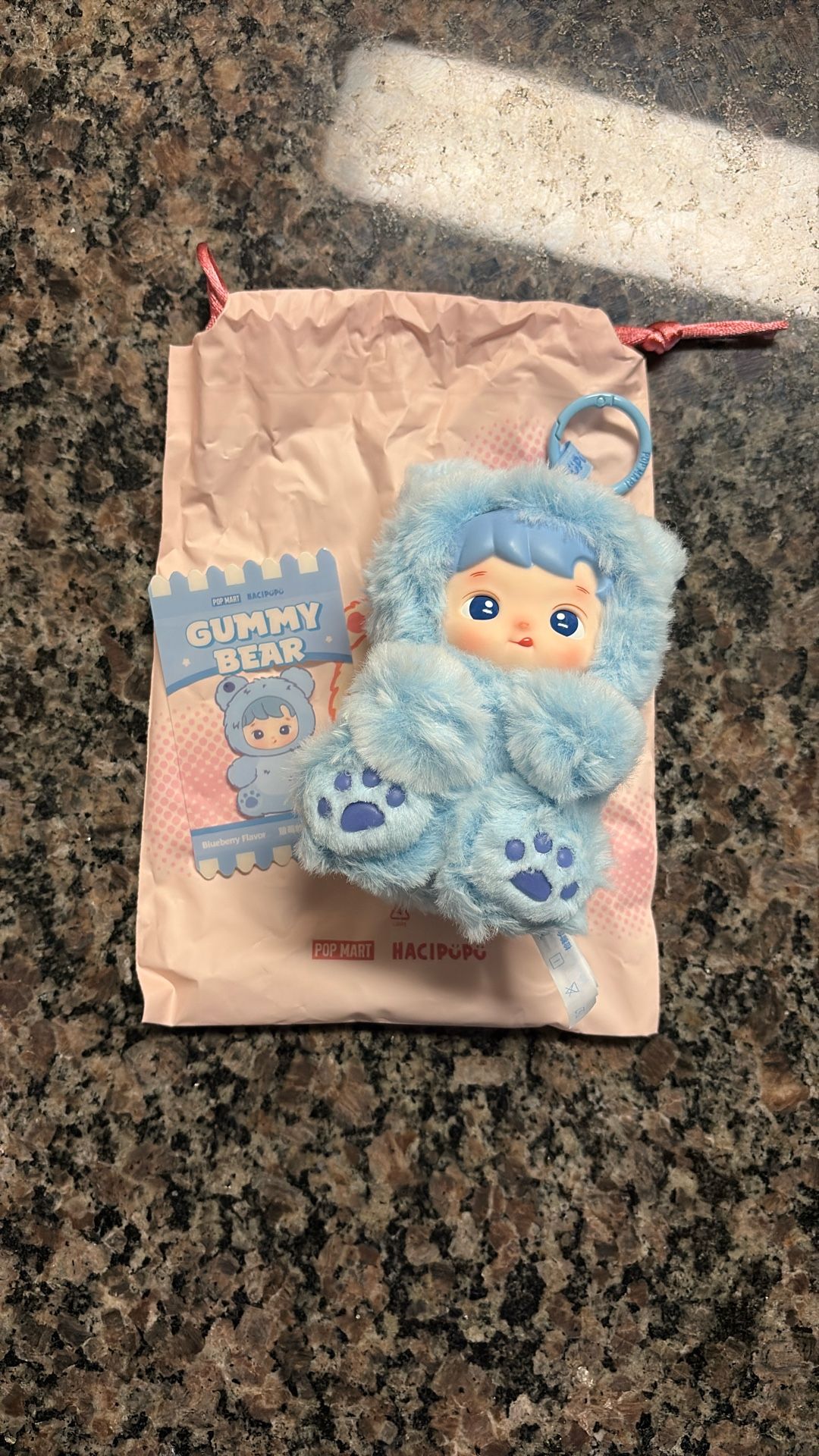 Authentic Popmart HACIPUPU Gummy Bear Series - Blueberry Flavor