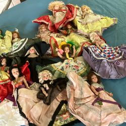 Vintage Dolls 13 Total Complete 