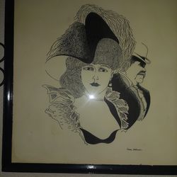 Original Lane Sullivan ink drawing
