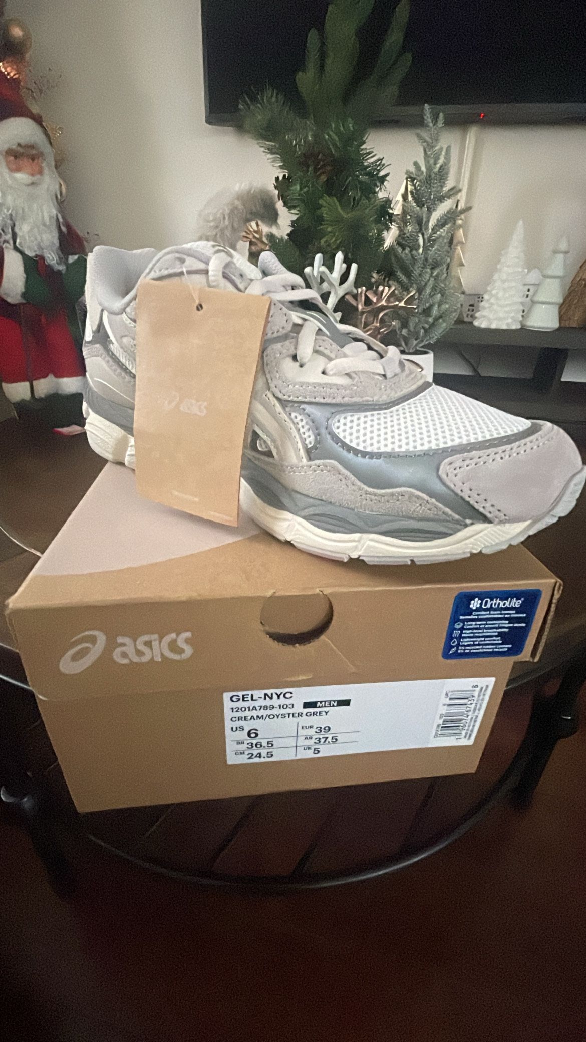 ASICS Gel NYC Oyster Grey Size
