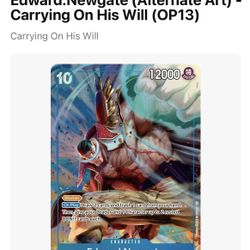 Edward.Newgate (Alternate Art) - Carrying On His Will (OP13)