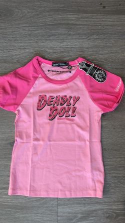 Chrome Hearts Deadly Doll Raglan Baby Tee