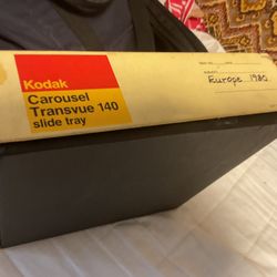 Kodak Carousel Transvue 140 Slide Tray , For Use On All Codas Carousel , And Ektagraphic (NO SHIPPING)