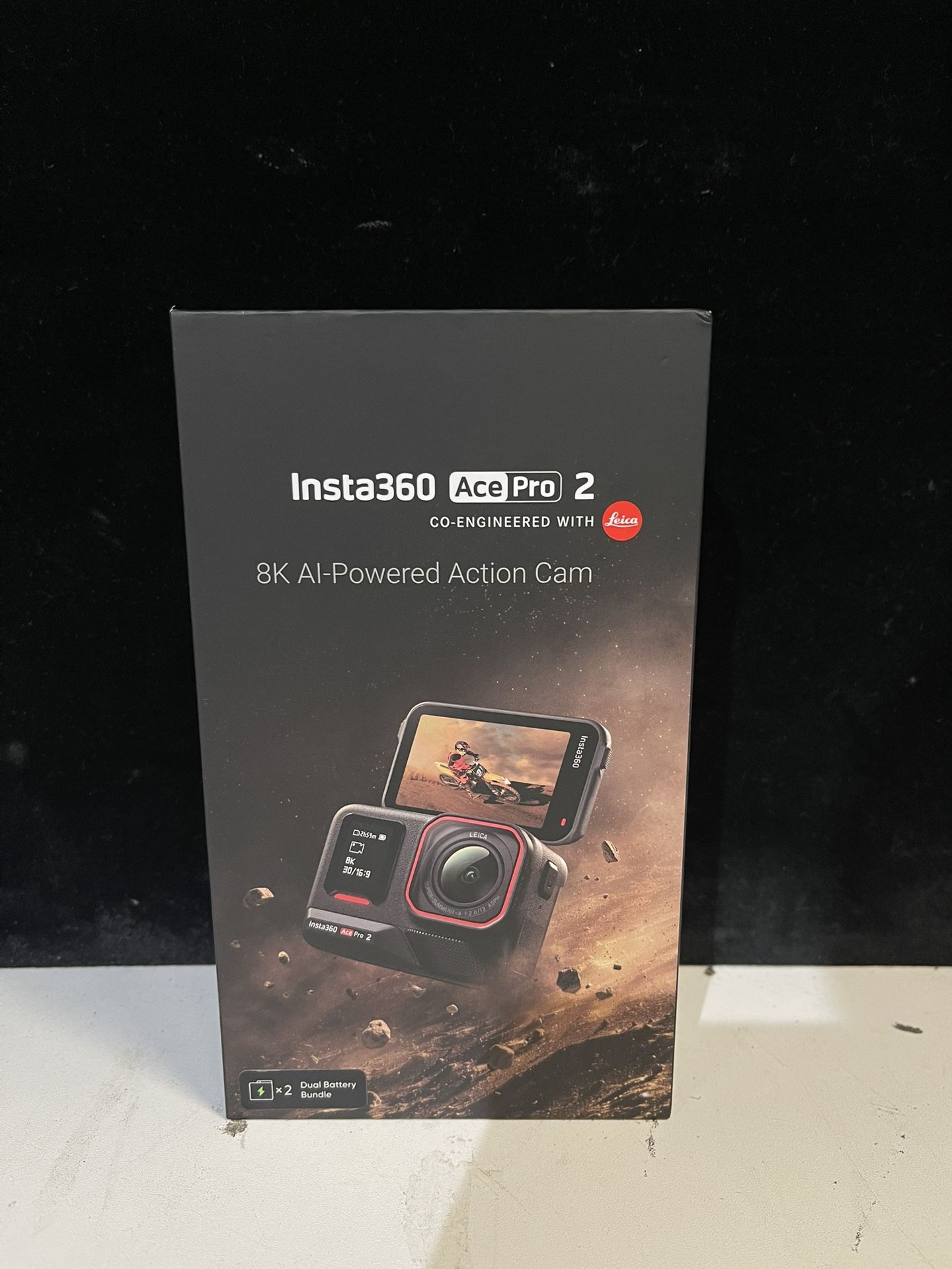 Insta360 Ace Pro 2 8K AI-Powered Action Camera (Dual Battery Bundle)