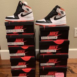 Jordan 1 electro orange sizes 4.5Y 5Y 6Y 7Y 9.5 10 10.5 & 11.5 