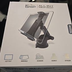 Grip All-In-1 Universal Tablet Car Dash Mount Dashboard Windshield  4.25" to 13" NIB