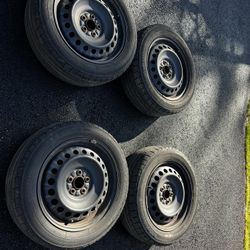 2018 Subaru Impreza 16” Steel Rims, 205/55R16 Tires