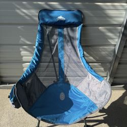 Cascade Mountain Tech Flex Height Sling Chair Blue