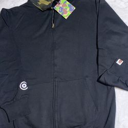 Black Classic Bape Zip Up 