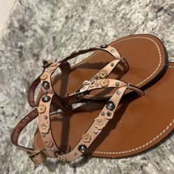 Coach Pink Sandals 8.5