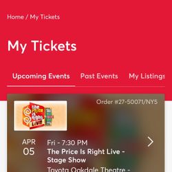 Price Is Right Live Tickets 