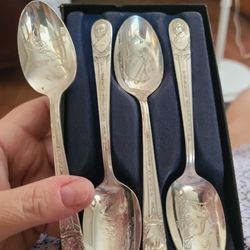 Vintage Roger's Silver Plated Spoons , Price For All ,AVAILABLE  