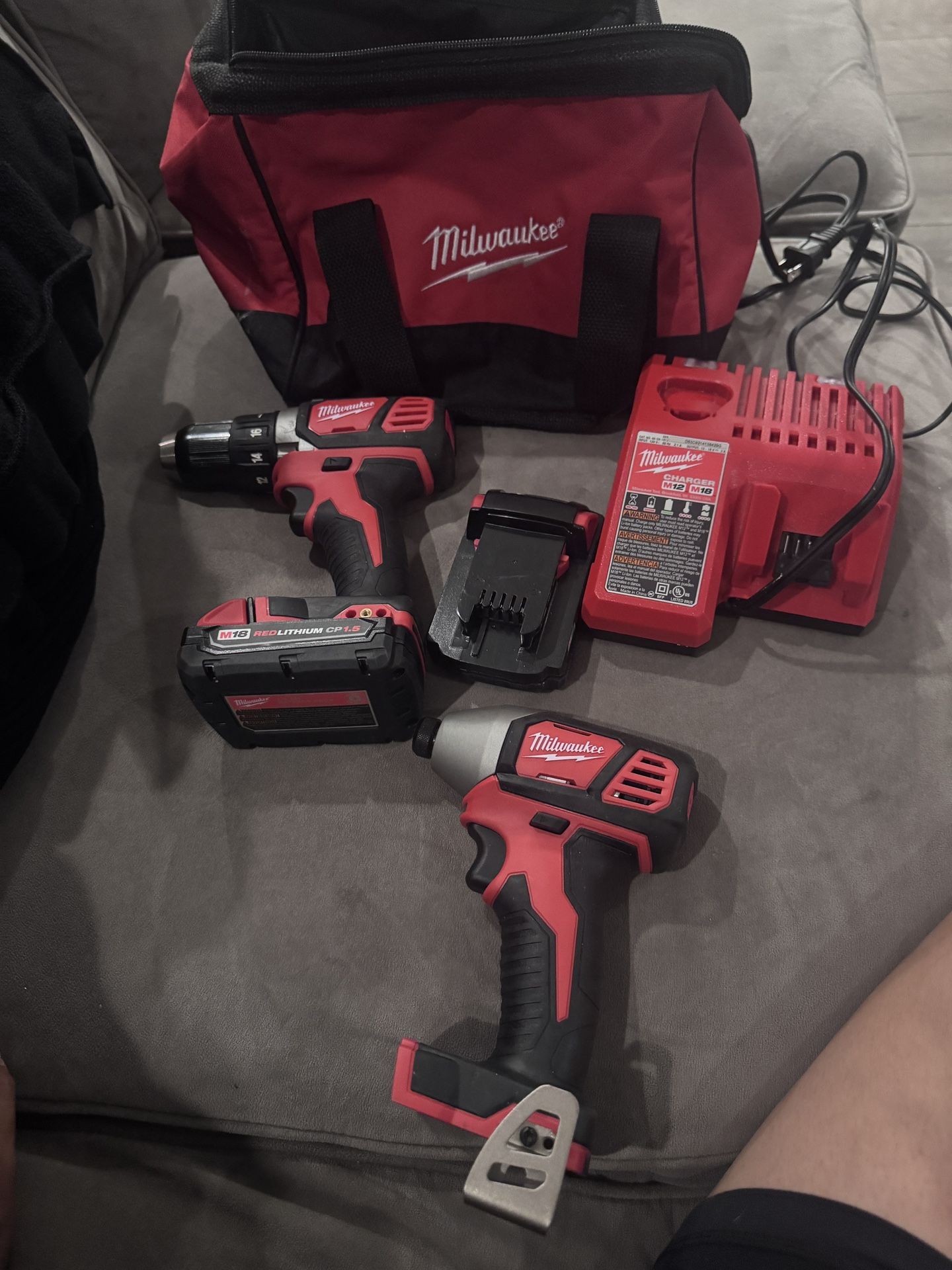 Milwaukee M18 Compact Cordless 2 Tool Combo Kit