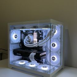 Premium White RTX 3080 Gaming PC - Ryzen 7 5800X, 32GB, 1TB SSD, 360 AIO