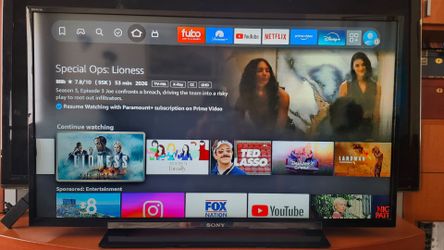 Sony 40" TV w/HDMI, Dual Voltage and Italian Digitale terrestre