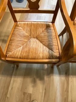 2 Pottery Barn Napoleon arm chairs