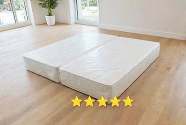 $160 King box spring brand new free delivery same-day