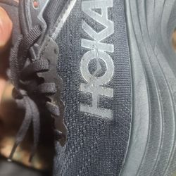 Hoka One One Bondi 8  Black Womens Running Shoes 6.5B
