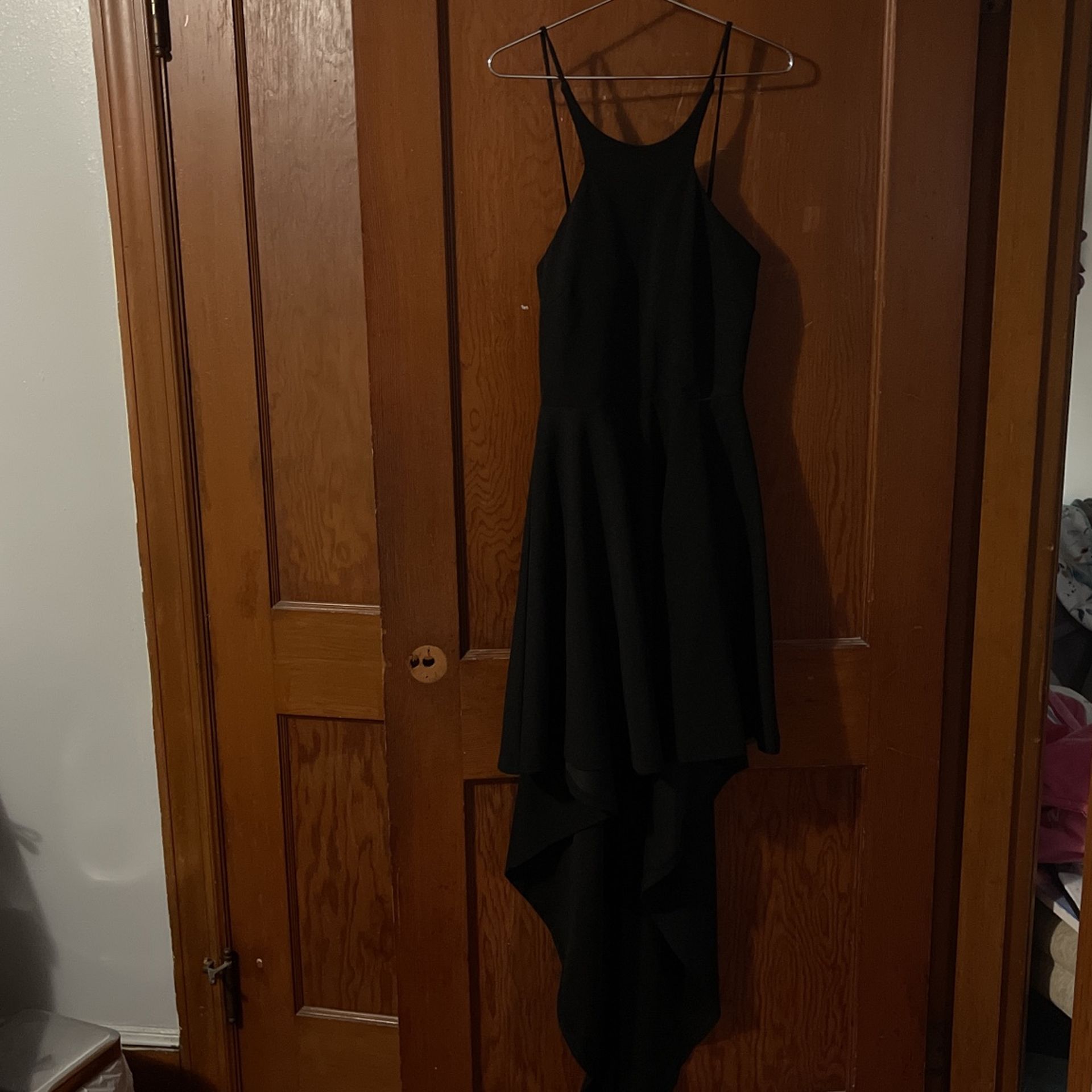 Black High Low Dress