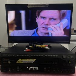 PANASONIC LX-K770 CD/LD LASERDISC PLAYER KARAOKE 