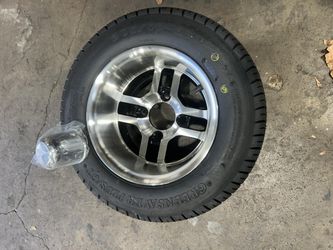 Set of 4 10" Alloy Rims with 205x50-10 Low Profile Tires