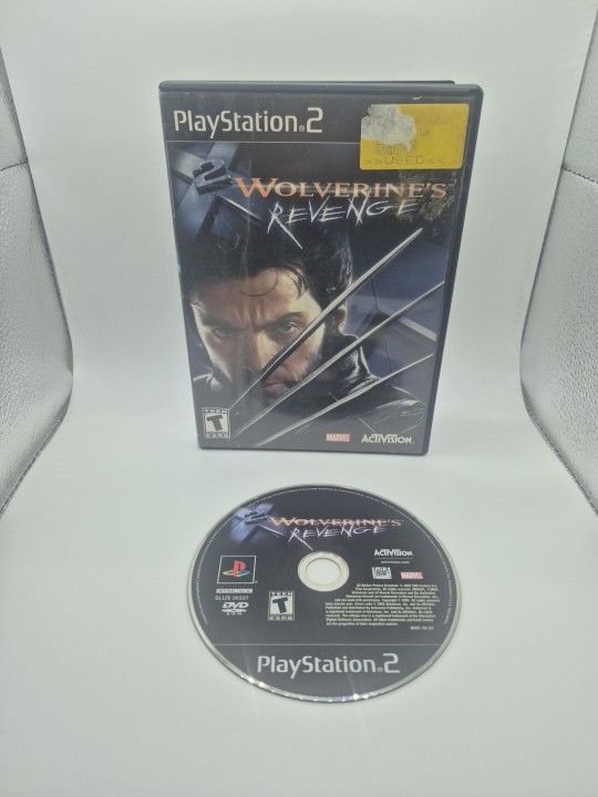 X2: Wolverine's Revenge (Sony PlayStation 2, 2003) No Manual
