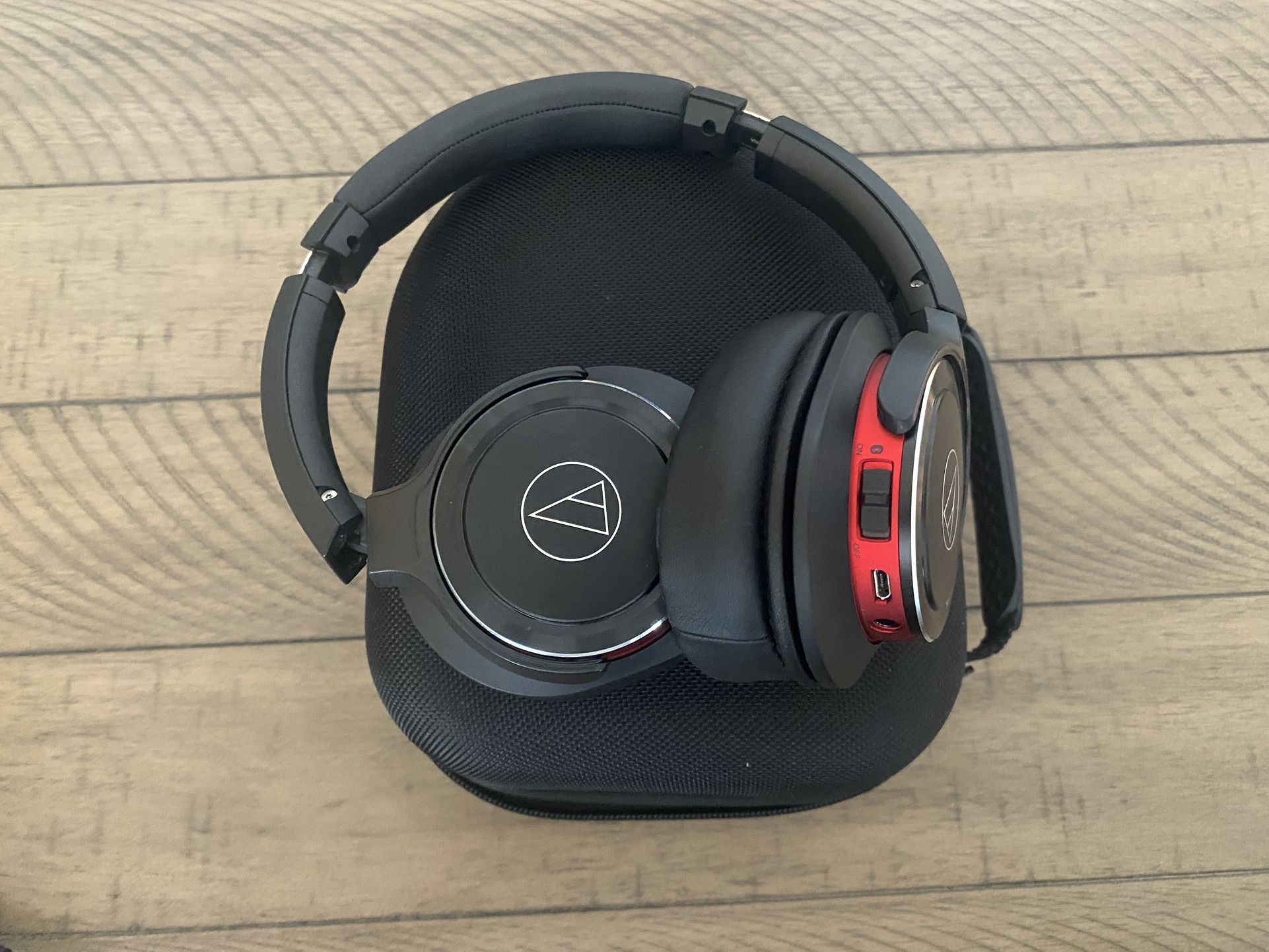 Audio Technica over the ear headphones