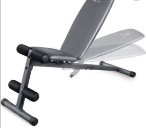 Weider XR 5.9 Adjustable Workout Bench with 4-Roll Leg Lockdown, 410 Lb. Weight Limit
