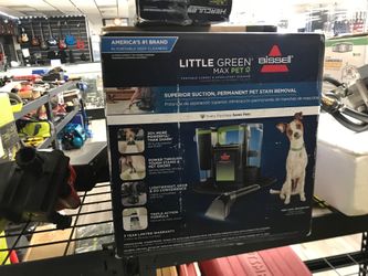 Bissell Little Green Max Pet Portable Carpet & Upholstery Cleaner 🧼🐾