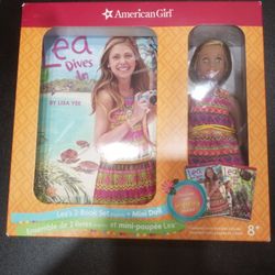 American Girl LEA CLARK MINI DOLL Mini Book 6" Girl of the Year 2017 NEW

