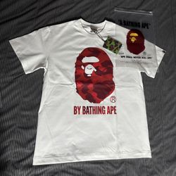 Red Camo Bape Shirt